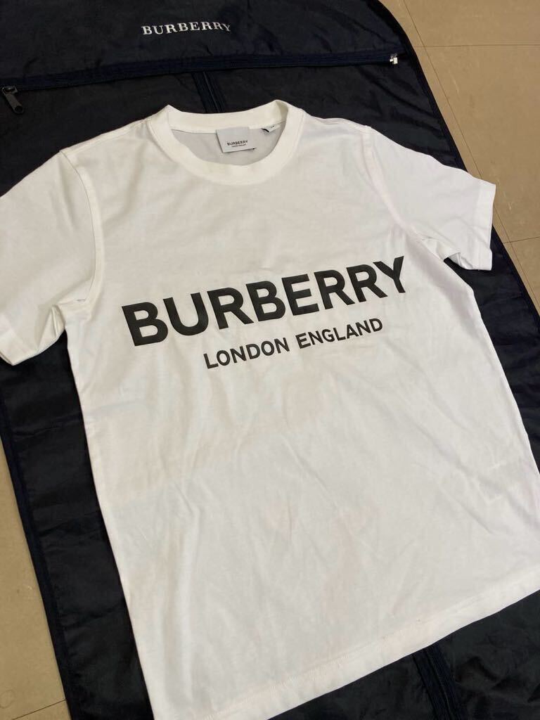 返品交換不可】 BURBERRY LONDON｜バーバリー パッチロゴ 半袖Tシャツ