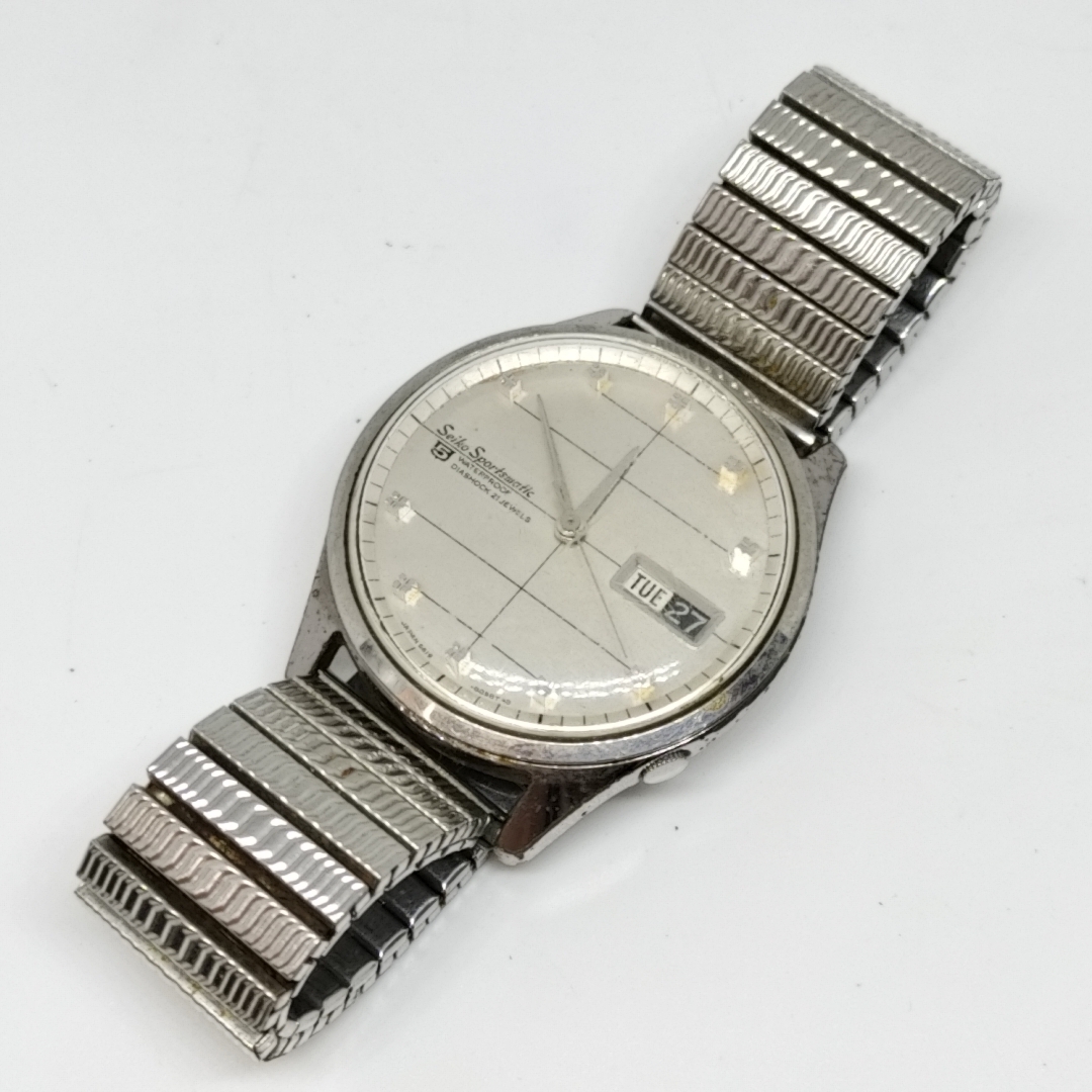 6516☆【稼働品】SEIKO Sportsmatic 5 セイコー スポーツマチック 21石