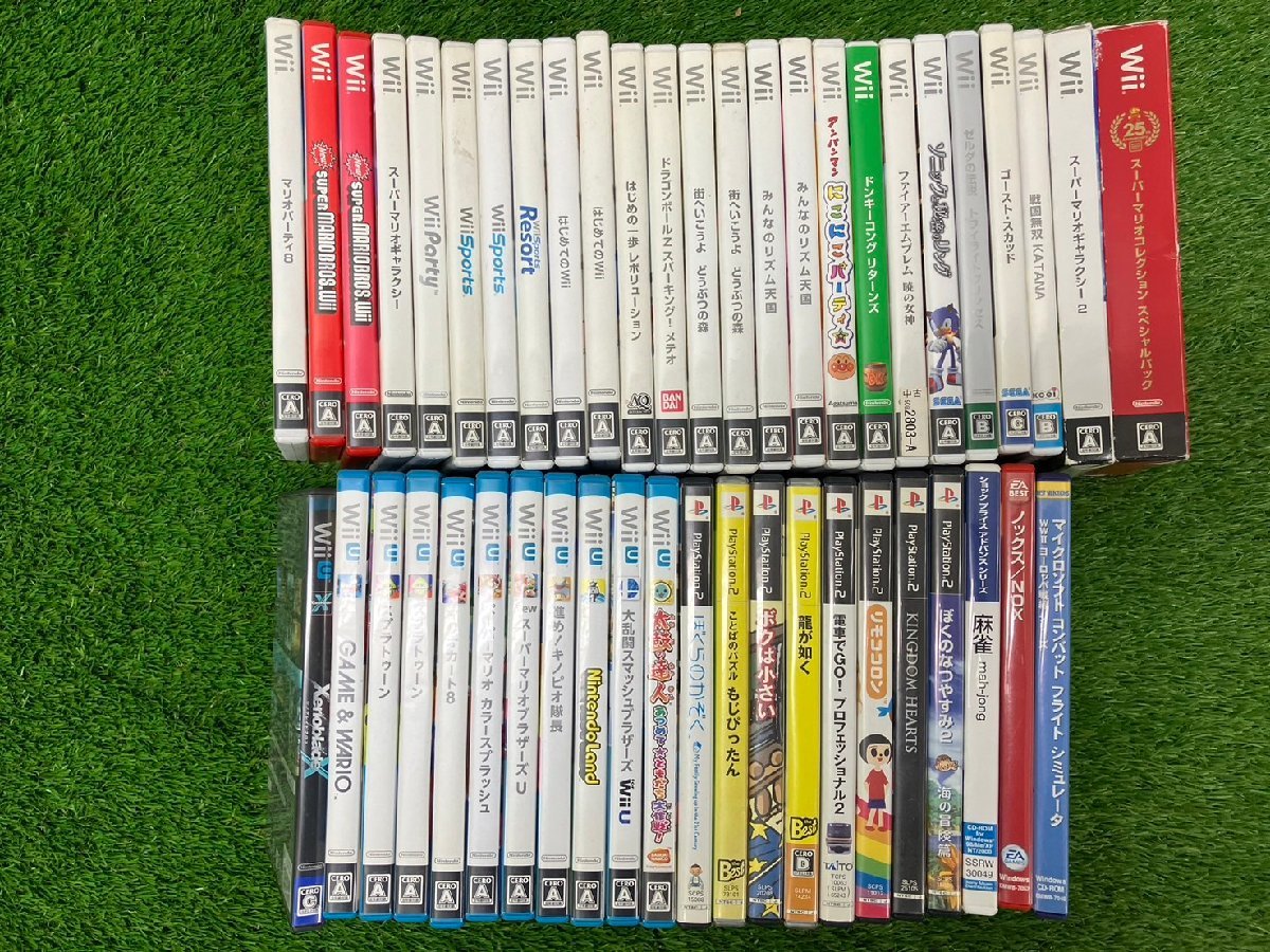現状品】『3-135』ゲームソフト 大量まとめ Wii WiiU PlayStation2 PS2 