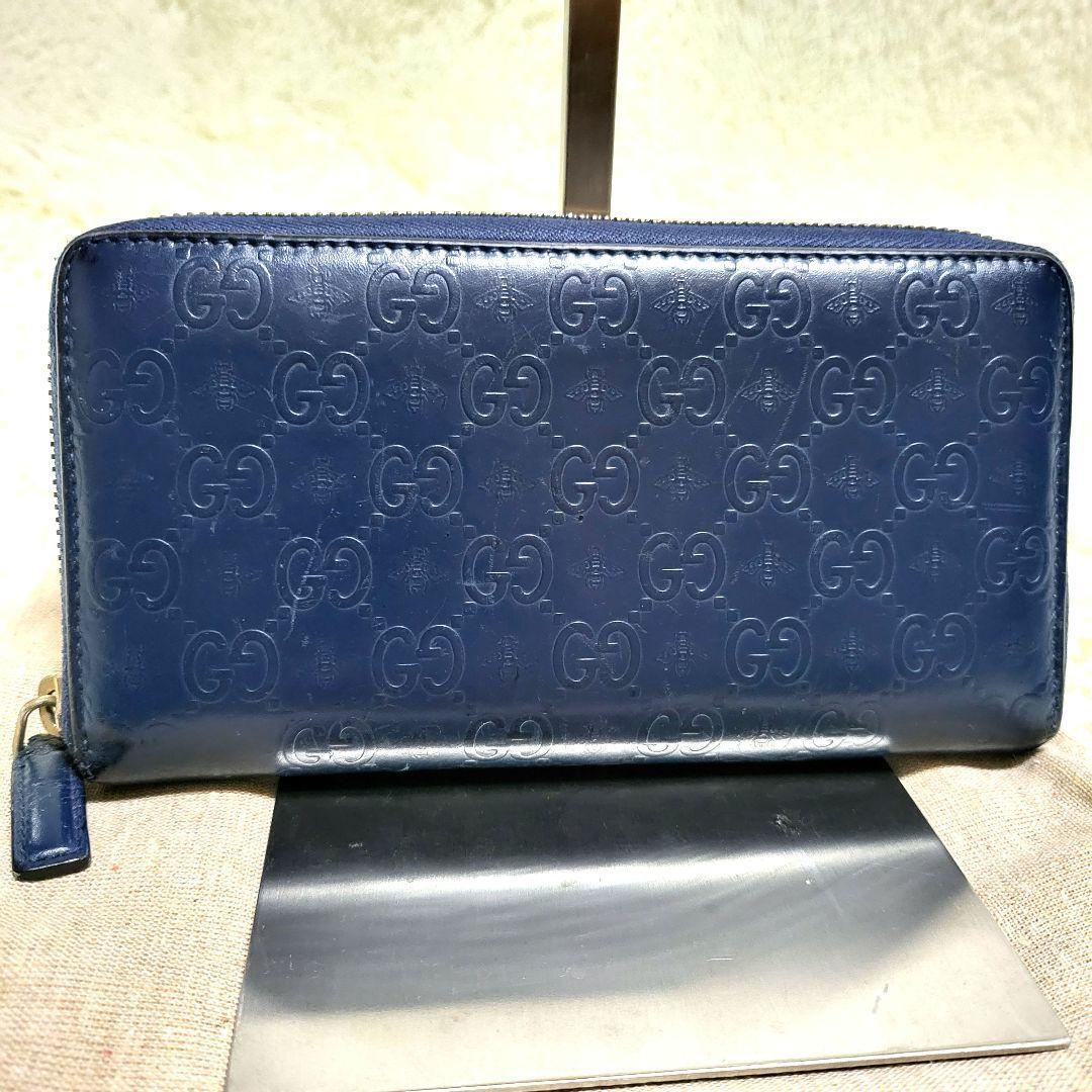 美品 入手困難】GUCCI グッチ 長財布 ラウンドファスナー ラウンド