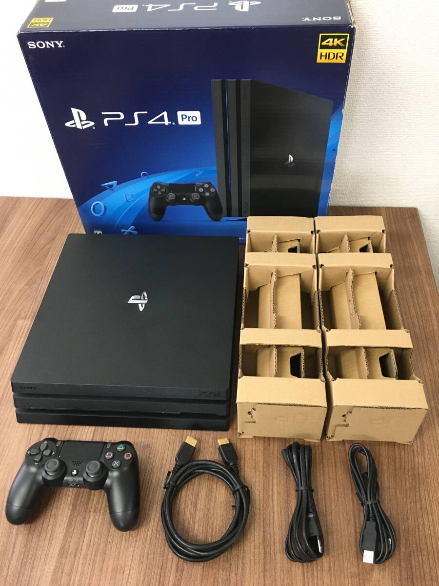極美品！PlayStation4 pro ブラック 4K - 家庭用ゲーム機本体