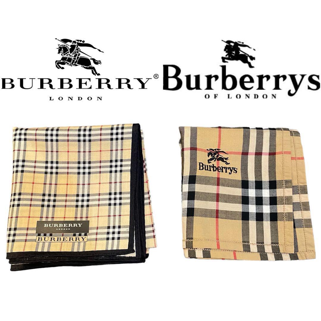 即発送 極美品 BURBERRYS BURBERRYLONDON ハンカチ 2枚 /【Buyee】 bot