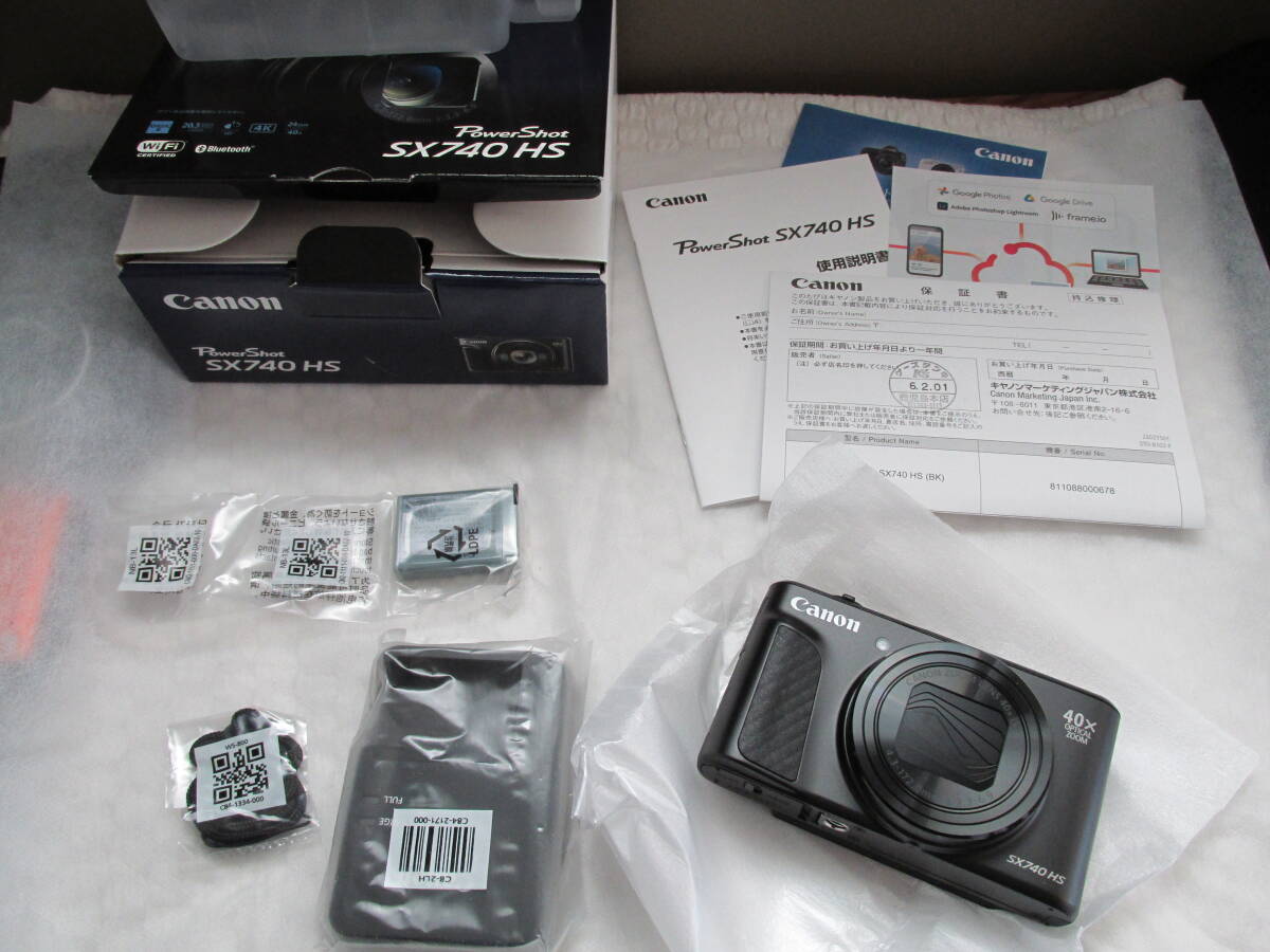 新品未使用 キヤノン PowerShot SX740 HS ブラック /【Buyee】 Buyee