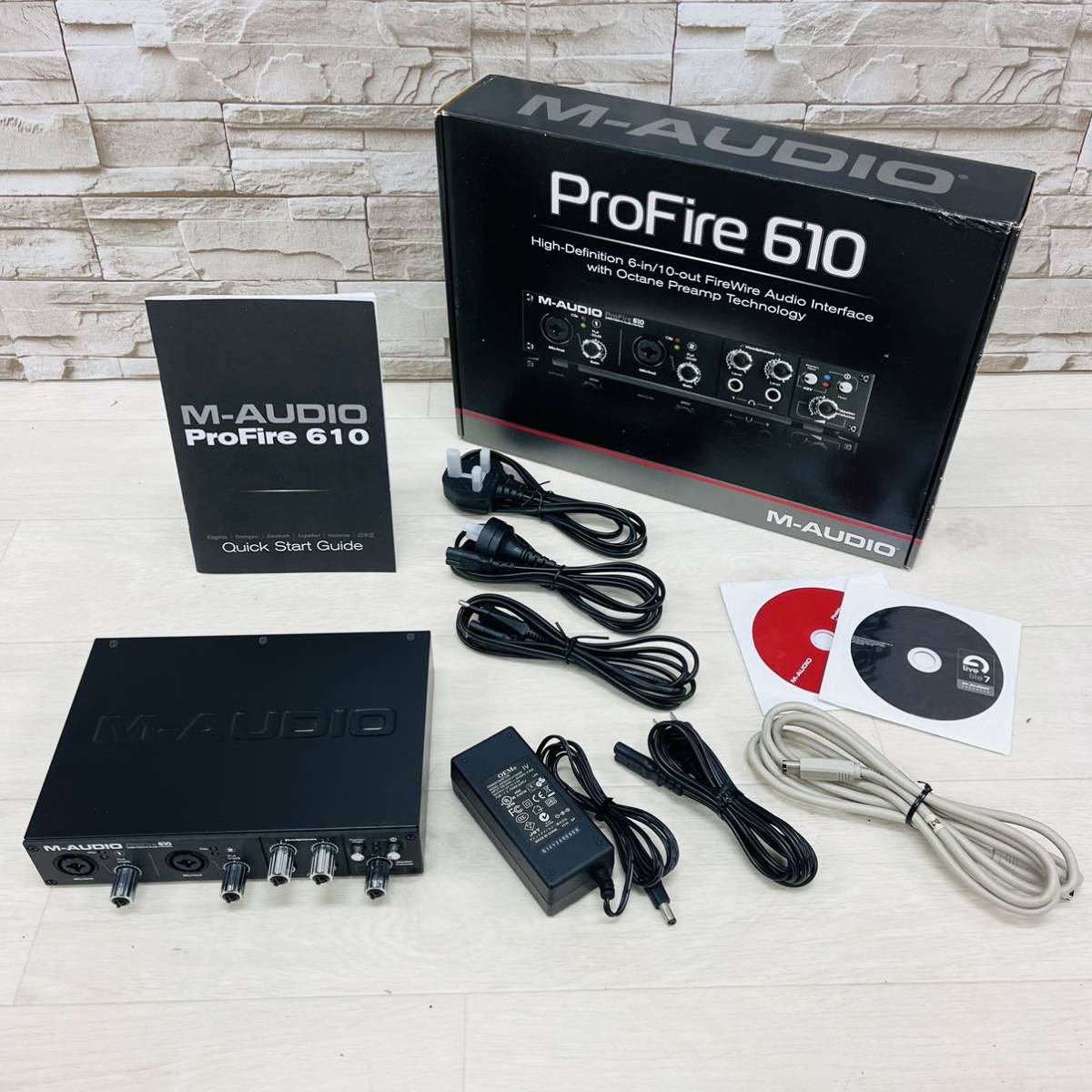 Profire 610 Adapter ☆美品・1円〜☆ M-AUDIO ProFire 610 オーディオインターフェイス Firewire Audio Interface ...