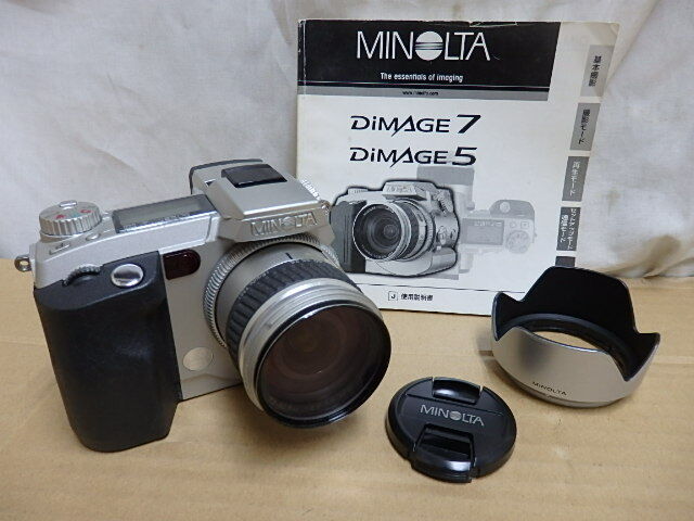 !〇MINOLTA Dimage 7i コンパクト デジタルカメラ 取説（Dimage7 Dimage5 用） ミノルタ デジカメ ...