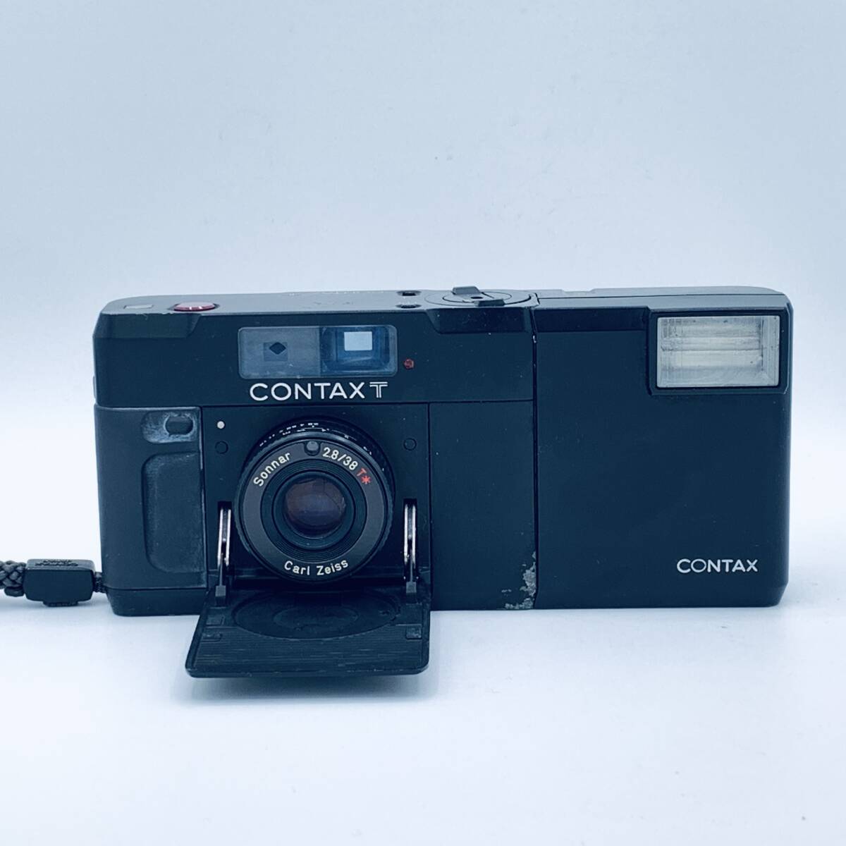 コンタックス CONTAX T 初代ブラック 動作品 フラッシュ発光せず