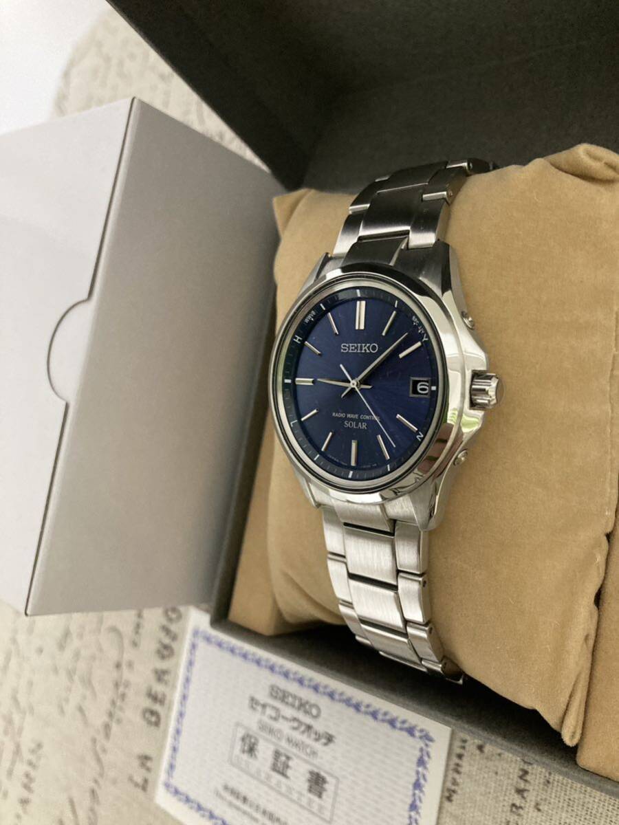 超美品！ SEIKO セイコー メンズ 電波ソーラー セレクションgs sbtm239