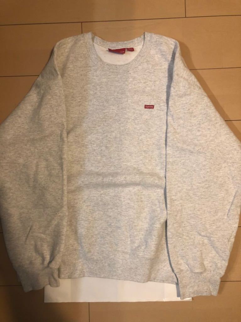 Supreme Small Box Crewneck Ash Grey シュプリーム スモール ボックス
