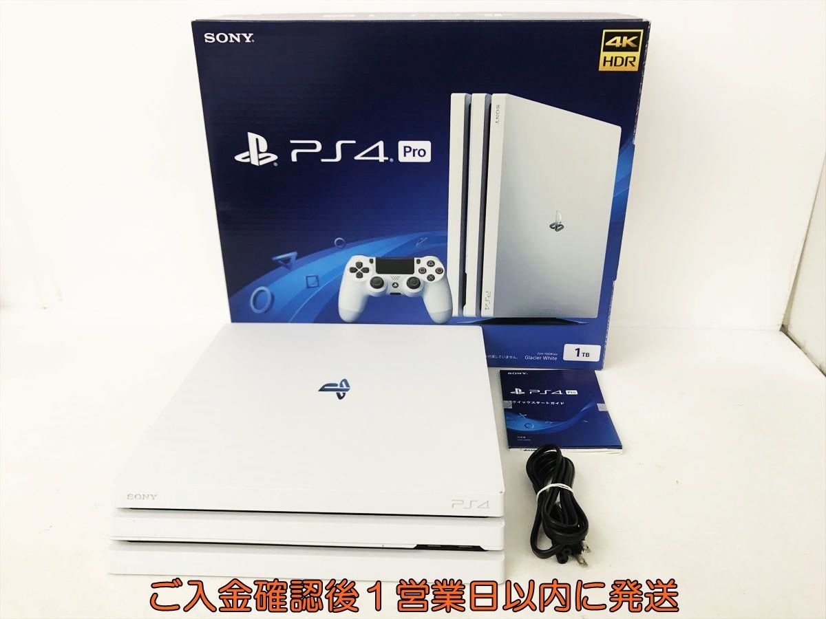 1円】PS4 Pro 本体/箱 セット 1TB ホワイト SONY PlayStation4 CUH