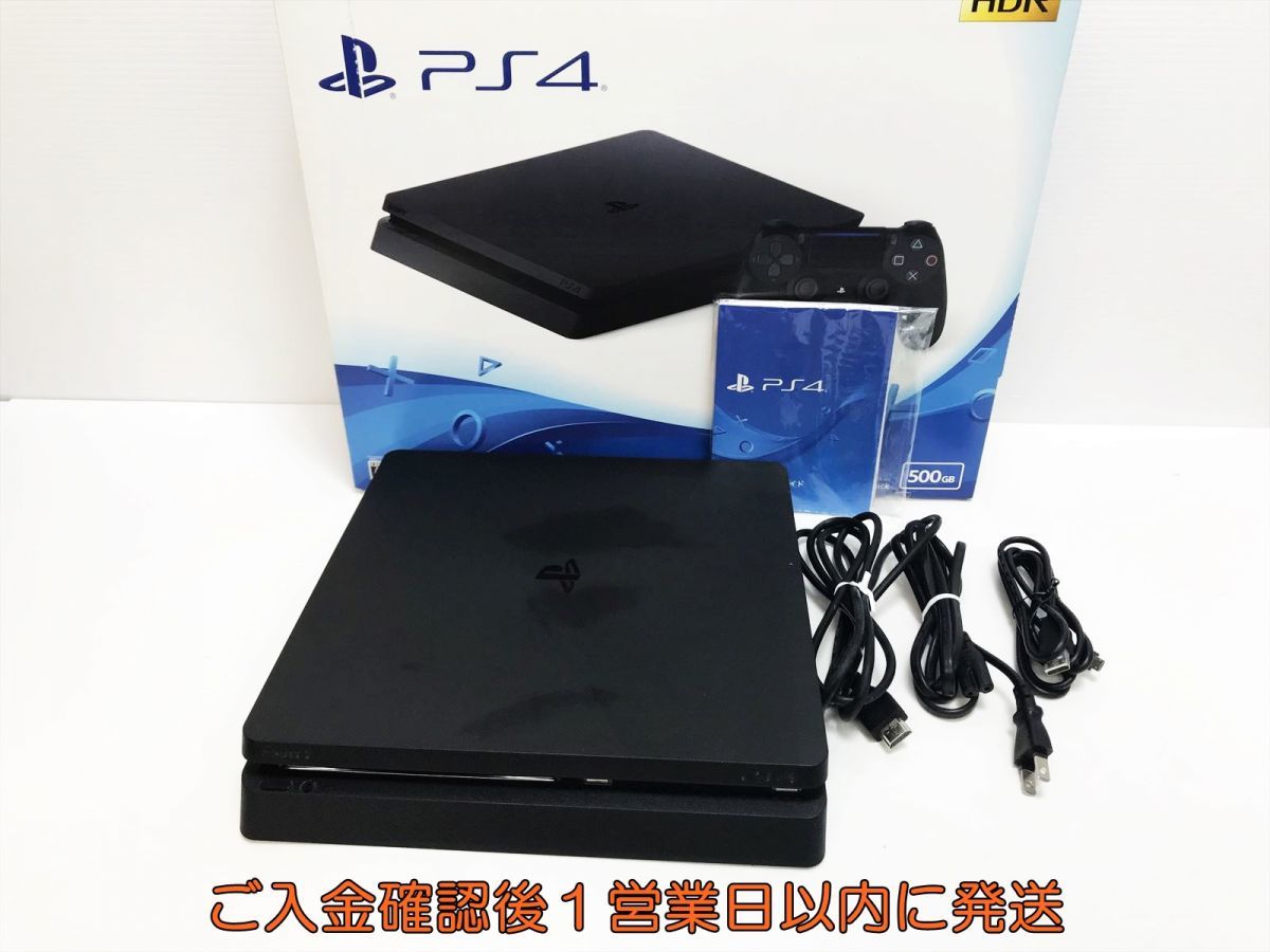 1円】PS4 本体/箱セットCUH-2100A ブラック500GB ゲーム機本体SONY