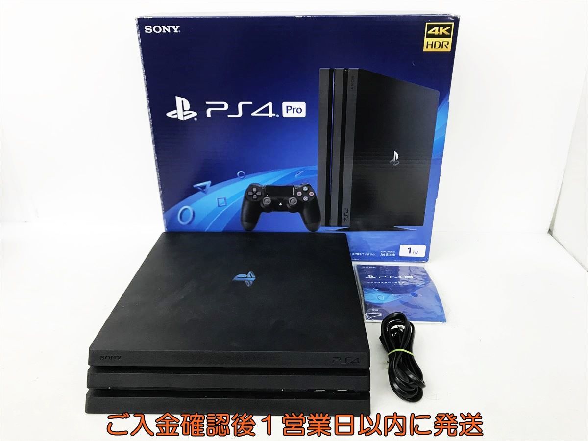 1円】PS4 Pro 本体/箱 セット 1TB ブラック SONY PlayStation4 CUH