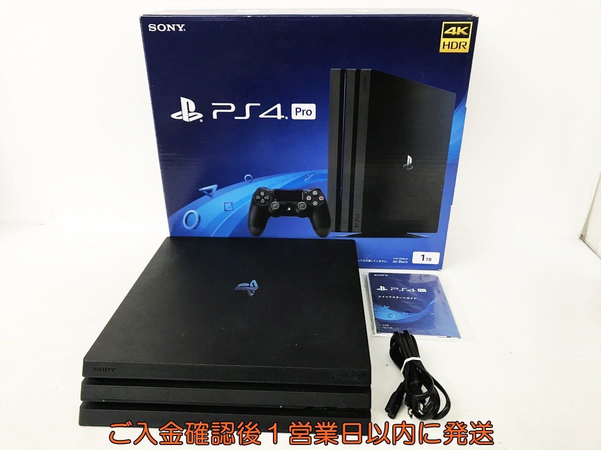 1円】PS4 Pro 本体/箱 セット 1TB ブラック SONY PlayStation4 CUH