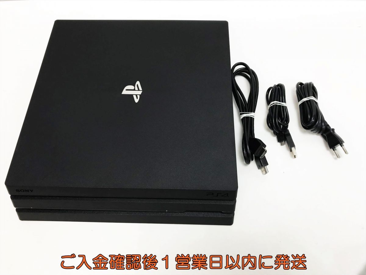 1円】PS4 Pro 本体 セット CUH-7200B ブラック 1TB FW8.03 ゲーム機 