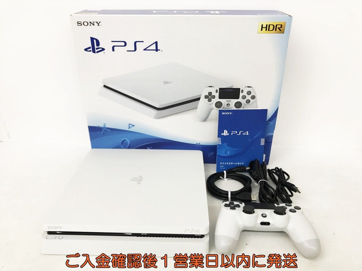 1円】PS4 本体セット1TB ホワイトSONY PlayStation4 CUH-2200B 動作