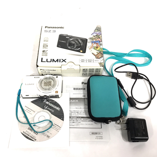 1円 Panasonic LUMIX DMC-SZ3 コンパクトデジタルカメラ 動作確認済