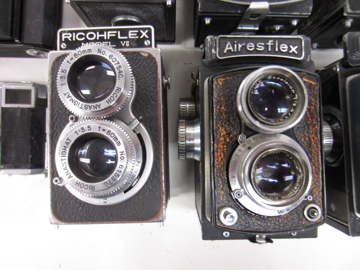 4632K)ジャンク二眼レフ ELMOFLEX RICOHFLEXⅣ WAGOFLEX Minolta