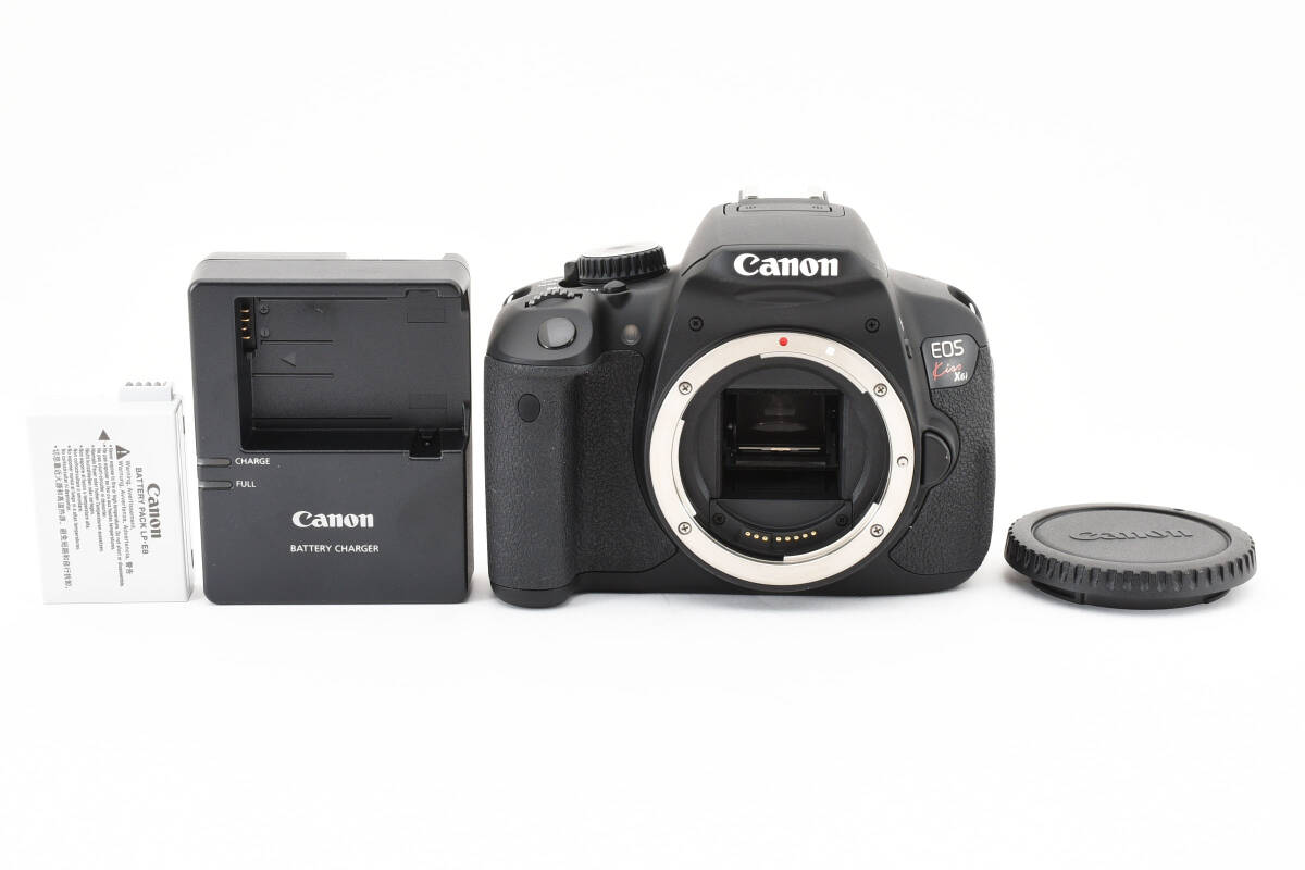 ☆外観美品 動作品☆ Canon キャノン EOS Kiss X6i ボディ 付属品有