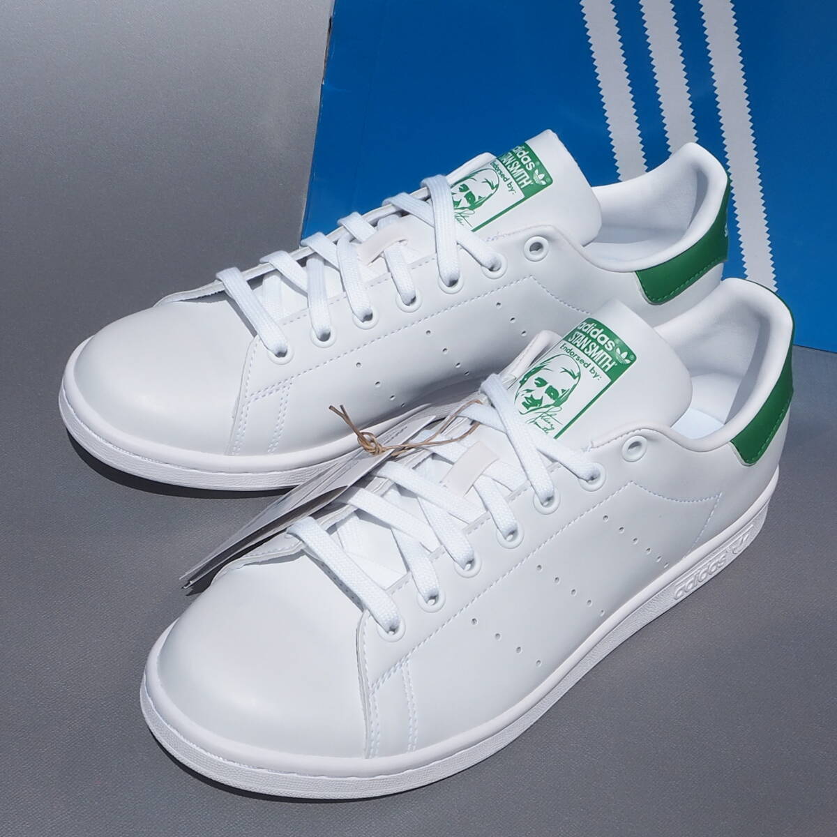 デッド!! 27cm 新品 2022年 adidas STAN SMITH スタンスミス 白ｘ緑 合