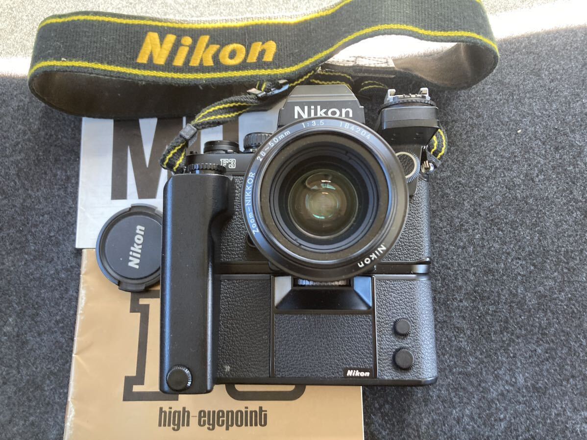 日本安心Nikon F3モータードライブセット フィルムカメラ