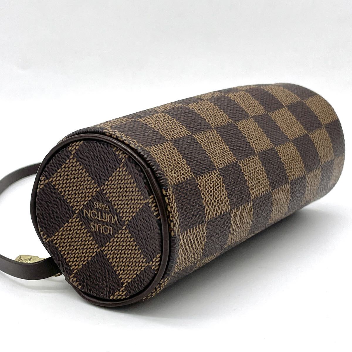 1円 美品 LOUIS VUITTON ルイヴィトン ダミエ パピヨンポーチ