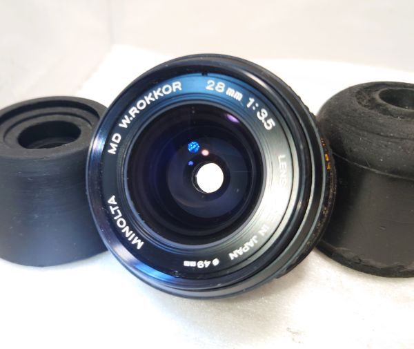 ☆美品☆MINOLTA ミノルタ MD ROKKOR 28mm F3.5☆完動品☆ /【Buyee