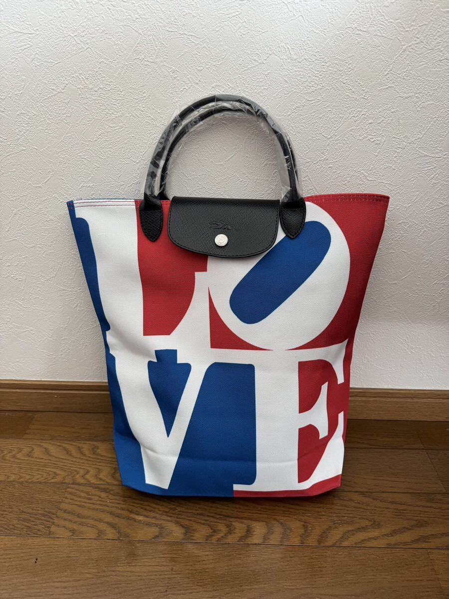 新品】LONGCHAMP ロンシャン X ロバート・インディアナ L トップ