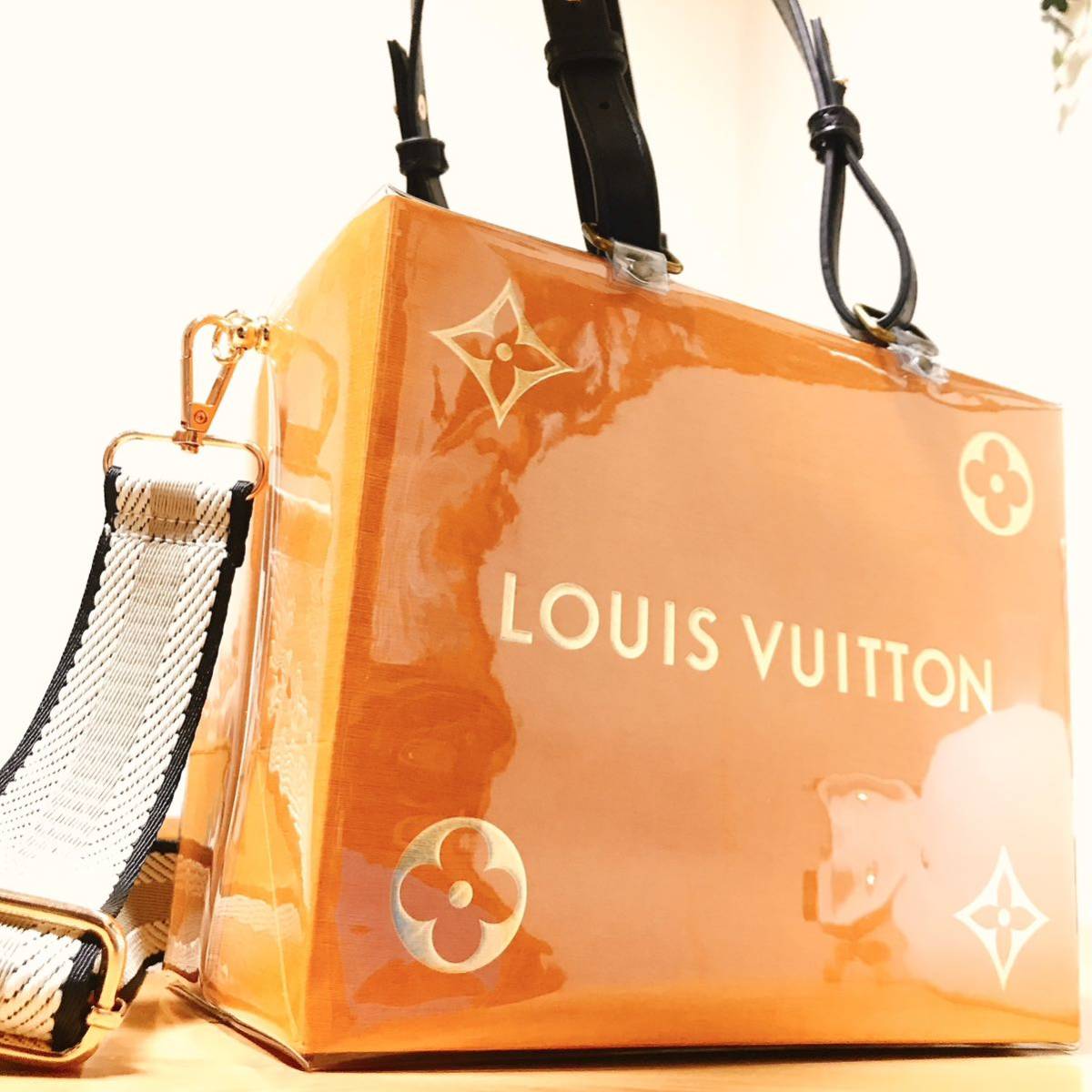 LOUIS VUITTON ルイヴィトン 限定 紙袋 ＆ クリアバッグ /【Buyee