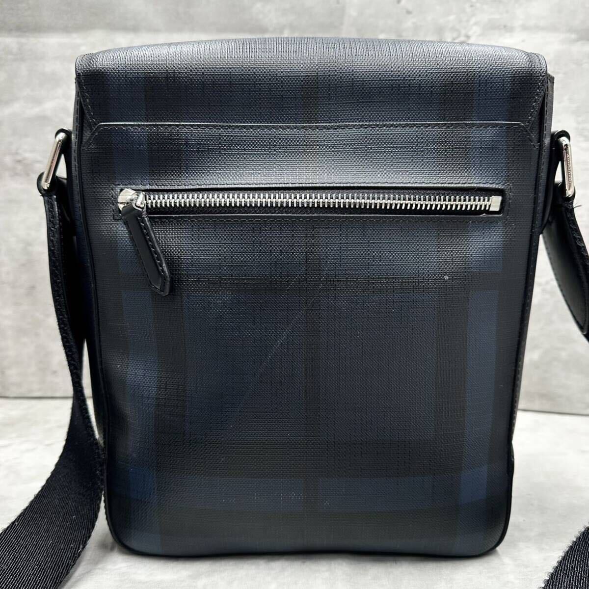 1円□美品/現行□ バーバリー BURBERRY メンズ チェック メガ スモーク