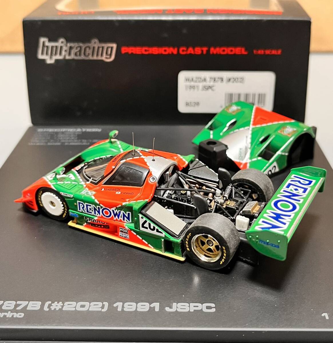 hpi racing 1/43 MAZDA 787B #202 1991 JSPC マツダ 787B '91 イグニッションモデル ...