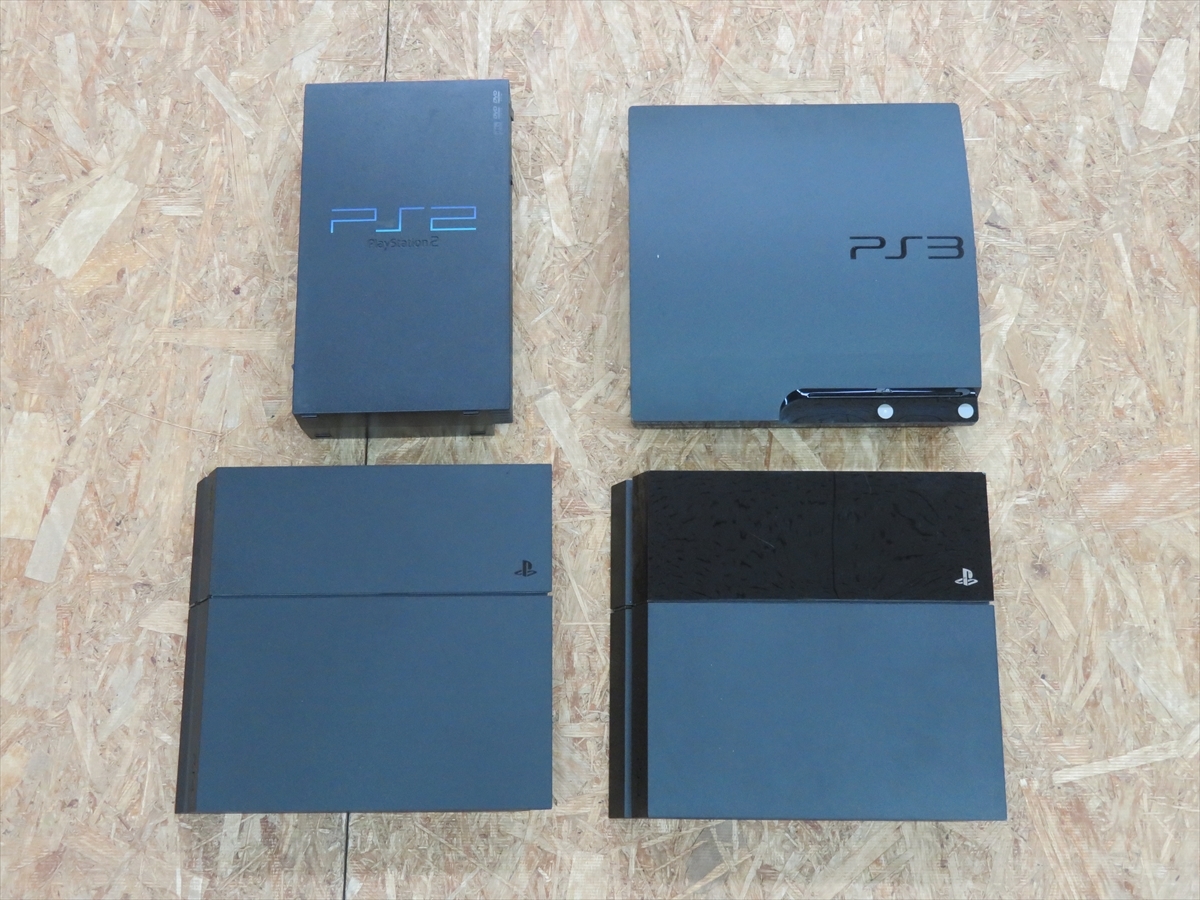 完全ジャンク品 ゲームハード 本体のみ まとめ セットb 合計4台 PS2