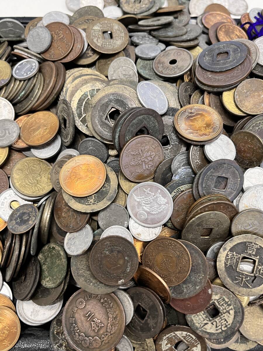 日本古銭 約3.3kg 銀貨、銅貨、アルミ貨、ニッケル貨ホビー・楽器 
