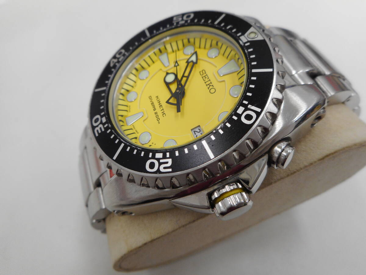 SEIKO キネティック KINETIC 5M62-0BL0 稼働中 中古 /【Buyee】 Buyee