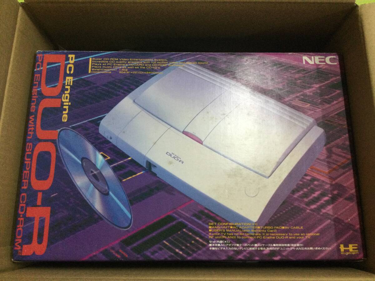 GN4952/100/0】ジャンク☆NEC PC Engine DUO-R 本体セット☆デュオR