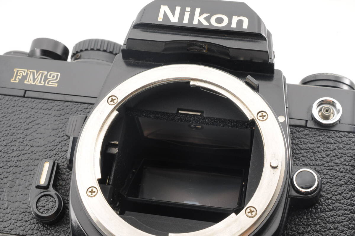 Nikon ニコン NEW FM2 ブラック ボディFOR PROFESSIONAL ストラップ 