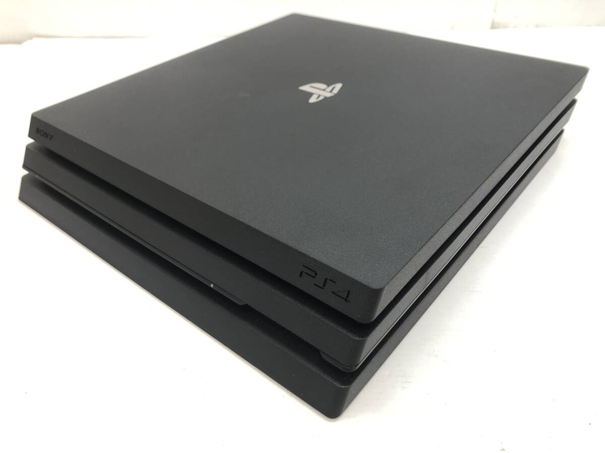 24875)△【1円～】PS4 Pro CUH-7100B 1TB JetBlack 本体 動作確認済