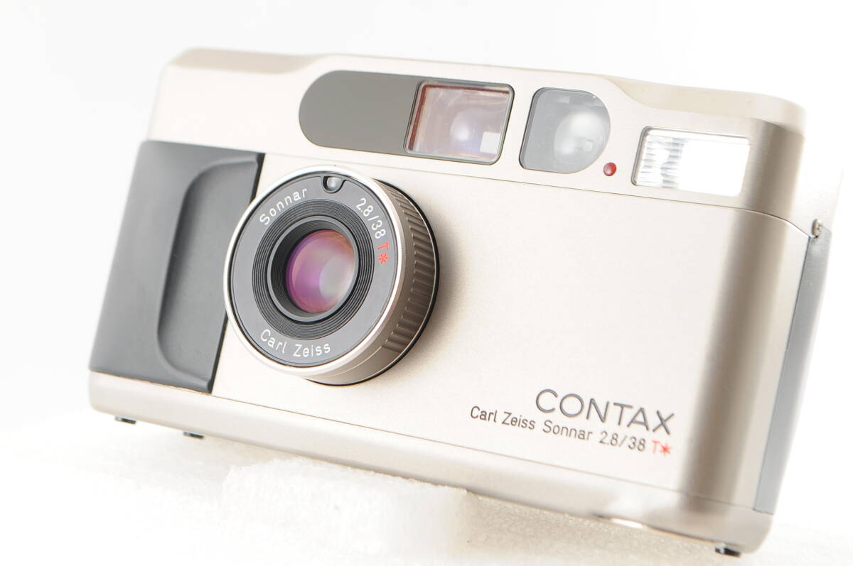 ◇超美品◇ CONTAX コンタックス T2 元箱 付属品 ☆レンズカクカクの