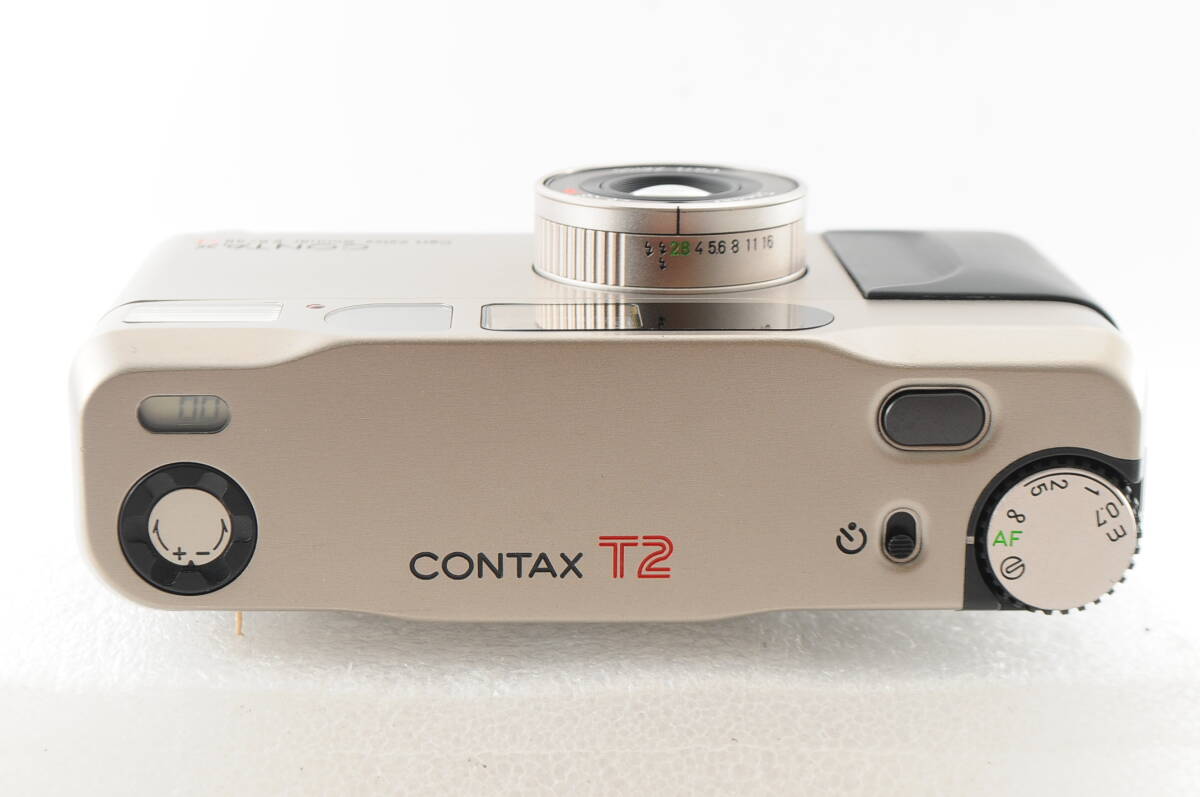 ◇超美品◇ CONTAX コンタックス T2 元箱 付属品 ☆レンズカクカクの