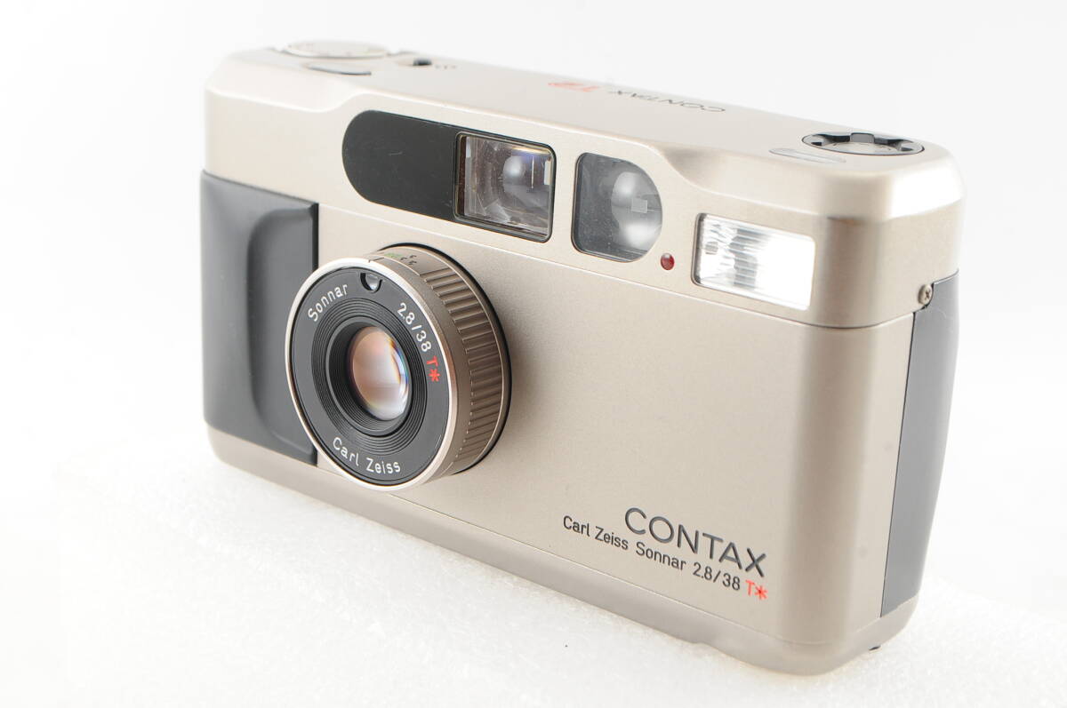 ◇超美品◇ CONTAX コンタックス T2 元箱 付属品 ☆レンズカクカクの