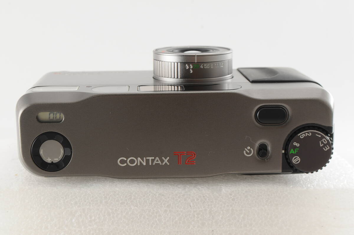 ◇超美品◇ CONTAX コンタックス T2 チタンブラック 化粧箱 ☆レンズ