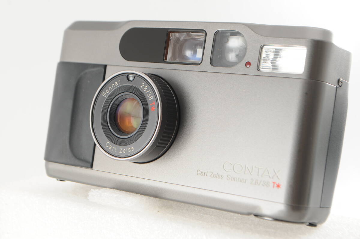 ◇超美品◇ CONTAX コンタックス T2 チタンブラック 化粧箱 ☆レンズ