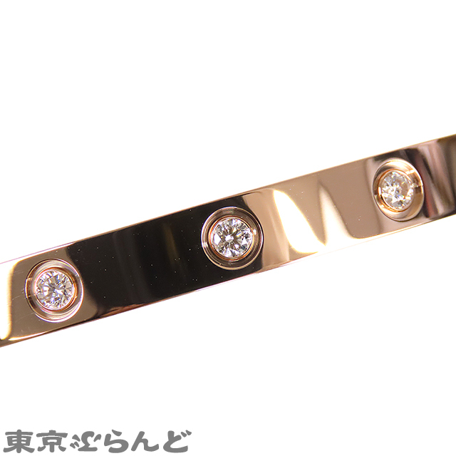 101716768 カルティエ CARTIER LOVE ラブブレスレット 10ダイヤモンド B6070317 ピンクゴールド K18PG