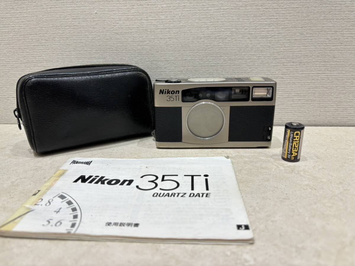 Nikon 35 Ti 動作確認済み ケース付き - カメラ