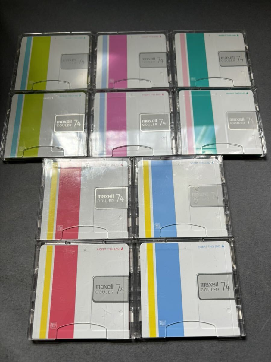 MD ミニディスク minidisc 中古 初期化済 maxell マクセル COULER 74 10枚セット /【Buyee】 Buyee