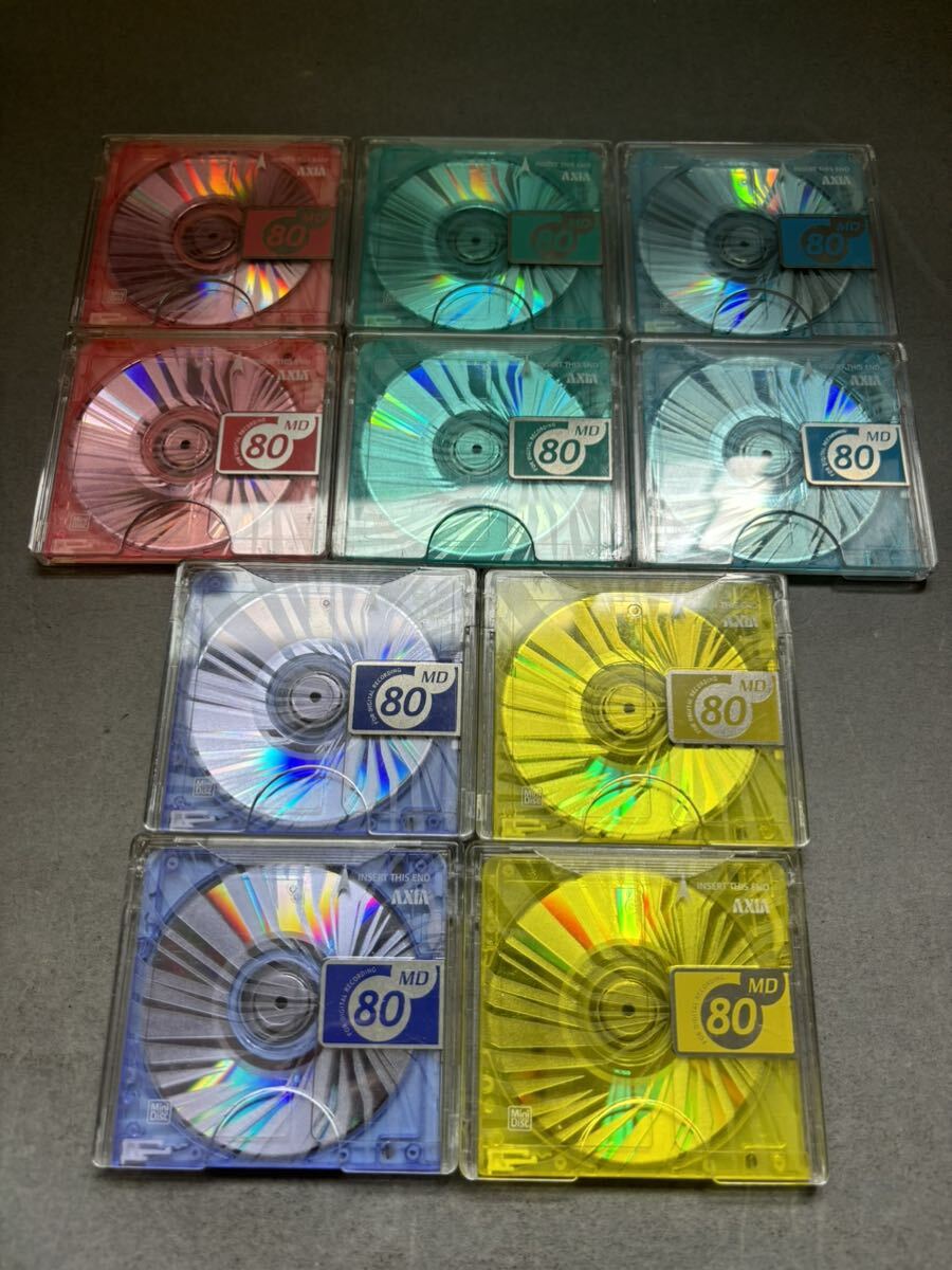 MD ミニディスク minidisc 中古 初期化済 AXIA アクシア 80 10枚セット /【Buyee】 Buyee