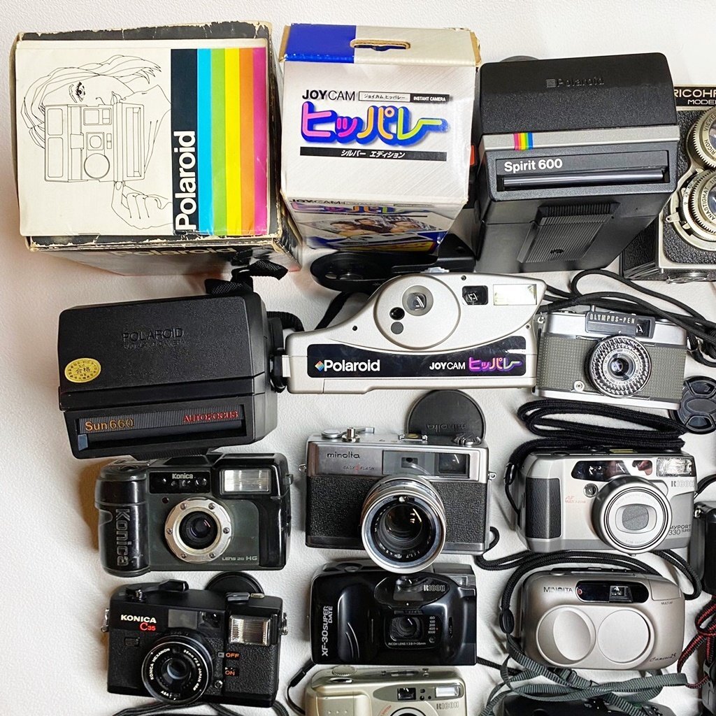 キャノン オリンパス コニカ フィルムカメラ 3台セット 全てジャンク品 85％以上節約 - フィルムカメラ