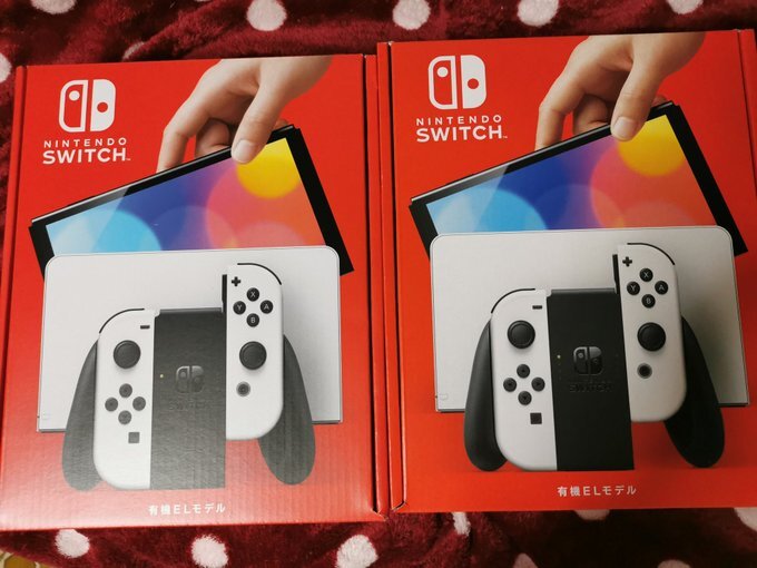 ２台セット【送料無料】Nintendo Switch(有機ELモデル) Joy-Con(L)/(R ...