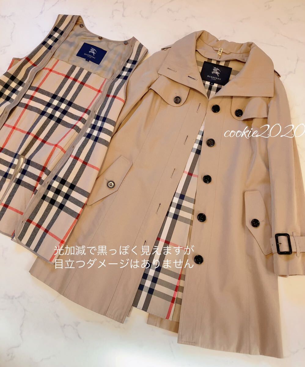 高級【日本製☆ライナー付きトレンチコート】BURBERRY、バーバリーロンドン、人気デザイン、希少、ノバチェック、気品溢れる、通勤 /【Buyee】