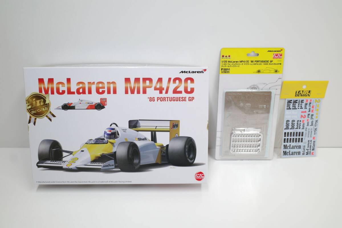 PJ88B おまけ付き 現状品 PN20001 プラッツ NuNu 1/20 マクラーレン MP4/2C '86/1986 ポルトガルGP ...