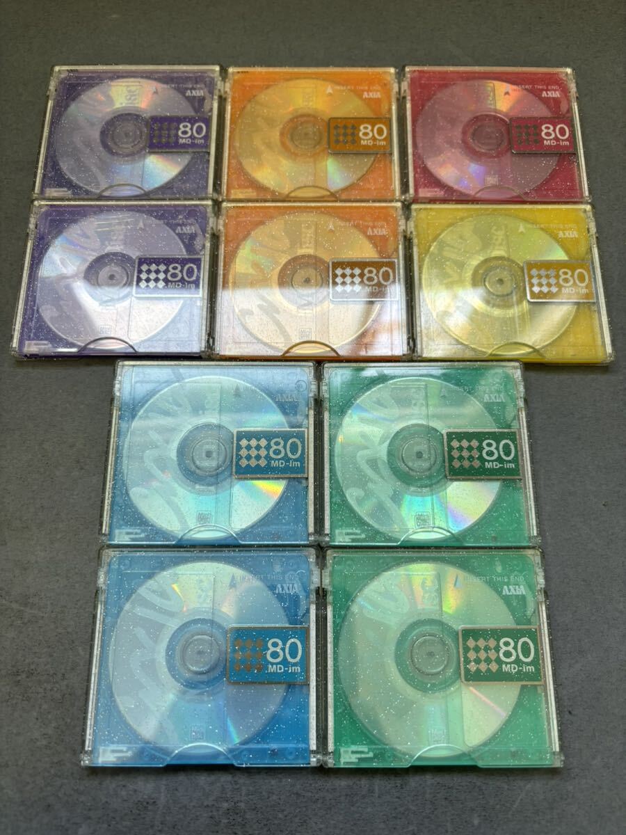 MD ミニディスク minidisc 中古 初期化済 AXIA アクシア MDim 80 10枚セット /【Buyee】 Buyee