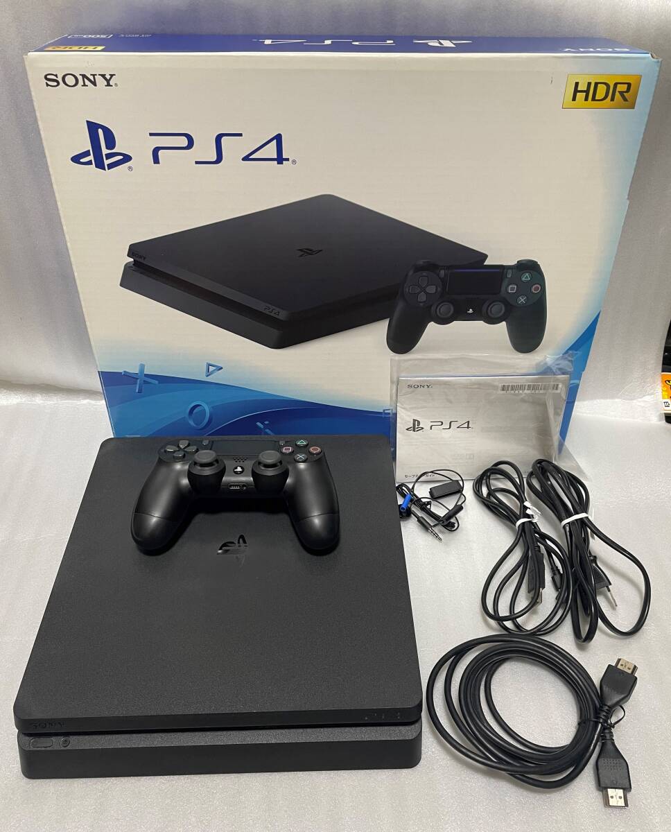 欠品なし】PlayStation4 CUH-2100A ジェットブラック 500GBプレステ